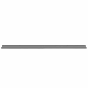 Wandregale Grau, 2er Set, 115 cm