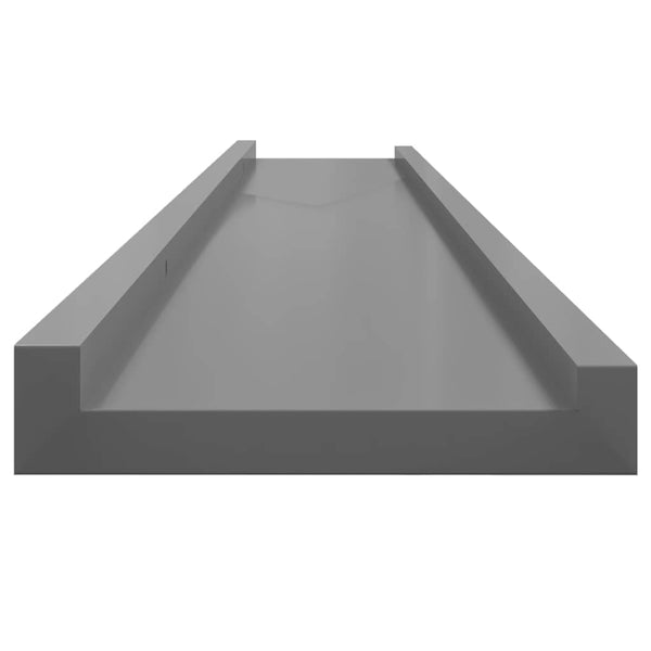 Wandregale Grau, 2er Set, 115 cm