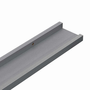 Wandregale Grau 60x9 cm, 4er-Set