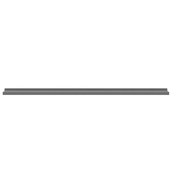 Graue Wandregale, 4er-Set, 115 cm