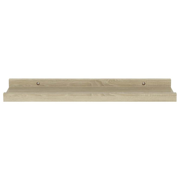 Wandregale Sonoma-Eiche, 40cm, 2er Set