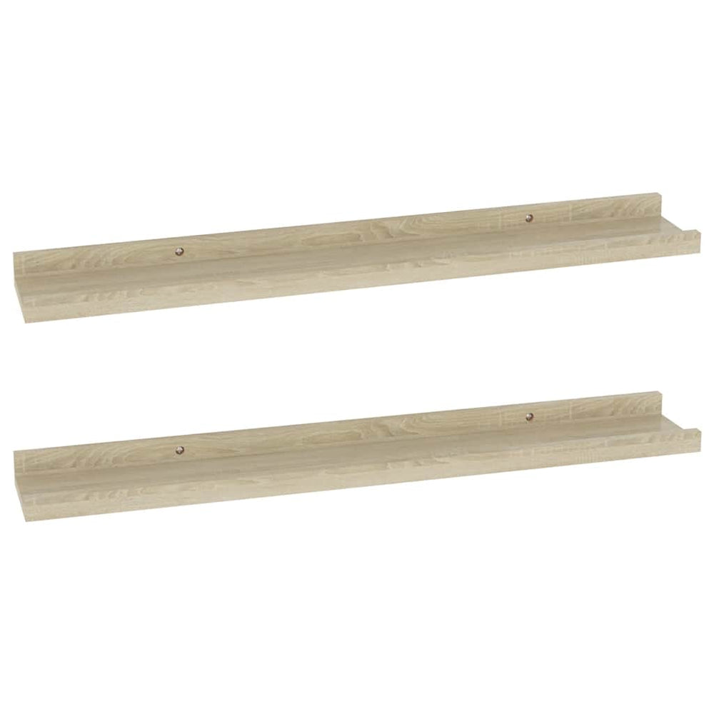 Wandregale 2er Set Sonoma Eiche 60cm