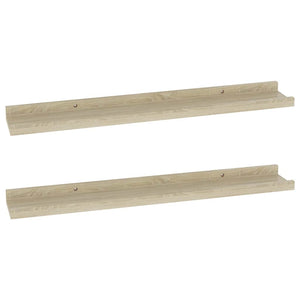 Wandregale 2er Set Sonoma Eiche 60cm