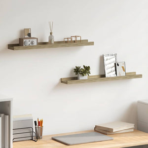 Wandregale 2er Set Sonoma Eiche 60cm