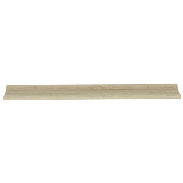 Wandregale 2er Set Sonoma-Eiche 100 cm