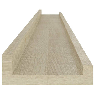 Wandregale 2er Set Sonoma-Eiche 100 cm