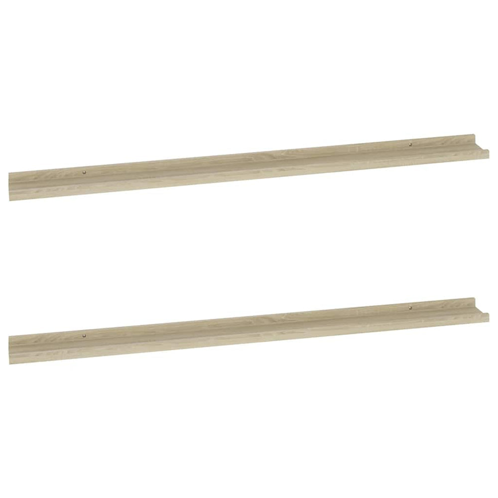 Wandregale Sonoma-Eiche, 2er Set