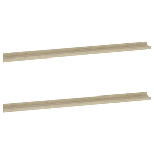 Wandregale Sonoma-Eiche, 2er Set