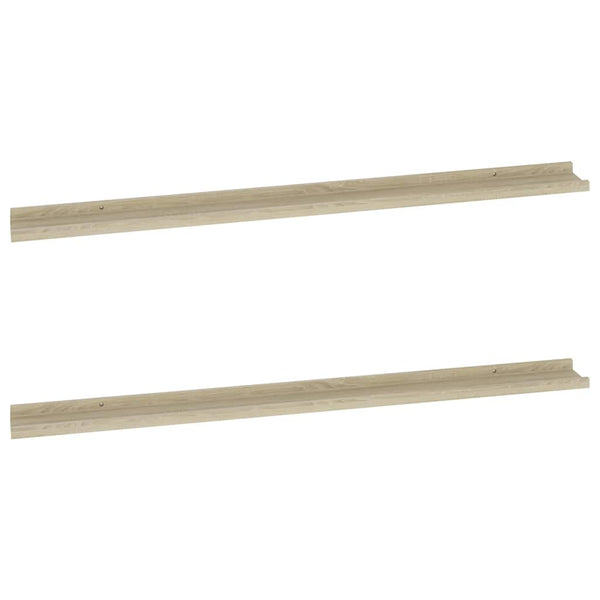 Wandregale Sonoma-Eiche, 2er Set