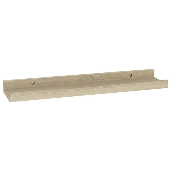 Wandregale Sonoma-Eiche, 4er-Set, 40 cm