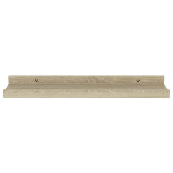 Wandregale Sonoma-Eiche, 4er-Set, 40 cm