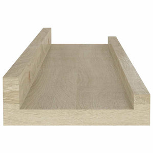 Wandregale Sonoma-Eiche, 4er-Set, 40 cm