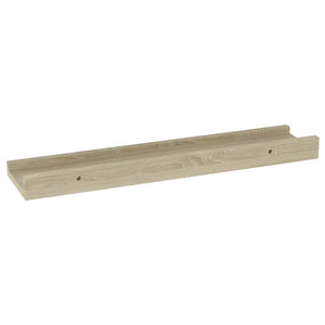 Wandregale Sonoma-Eiche, 4er-Set, 40 cm