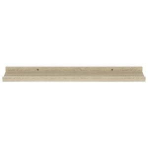 Wandregale Sonoma-Eiche, 4er Set