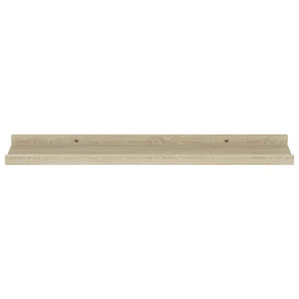 Wandregale Sonoma-Eiche, 4er Set