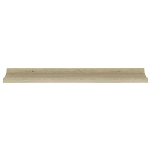 Wandregale 4er Set Sonoma Eiche 80 cm