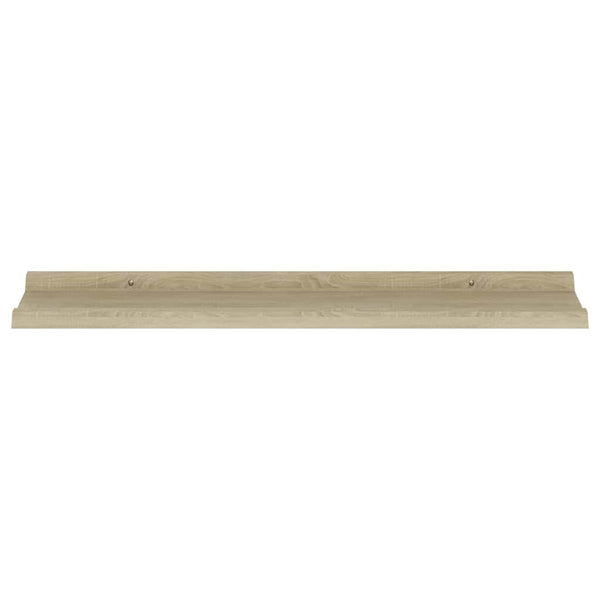Wandregale 4er Set Sonoma Eiche 80 cm