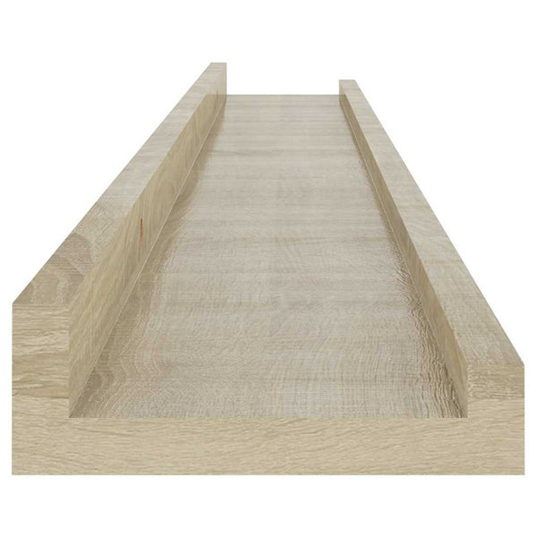 Wandregale 4er Set Sonoma Eiche 80 cm
