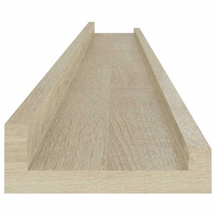 Wandregale Sonoma-Eiche, 4er Set, 100 cm