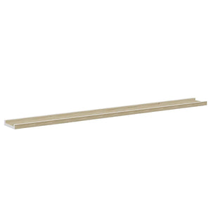 vidaXL Étagères murales 2 pcs Blanc et Chêne Sonoma 115x9x3 cm