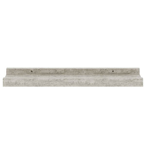 Wandregale 2er Set Betongrau 40cm