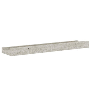 Wandregale 2er Set Betongrau 40cm