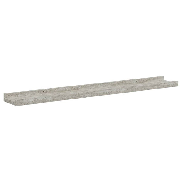 Wandregale 2er Set Betongrau 80cm