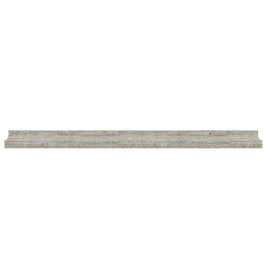 Wandregale 2er Set Betongrau 80cm