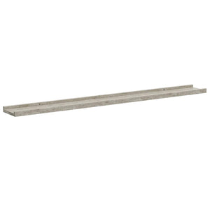 vidaXL Étagères murales 2 pcs. Gris béton 100x9x3 cm
