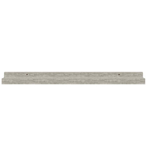 Wandregale 60 cm Betongrau, 4er-Set
