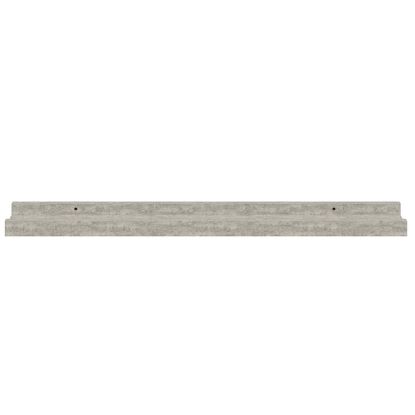 Wandregale 60 cm Betongrau, 4er-Set