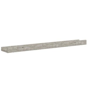 Wandregale 60 cm Betongrau, 4er-Set