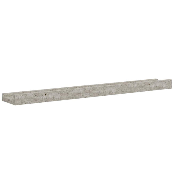 Wandregale 60 cm Betongrau, 4er-Set