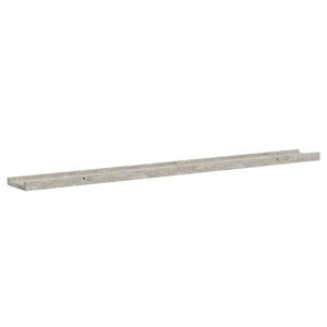 Wandregale Betongrau, 4er-Set