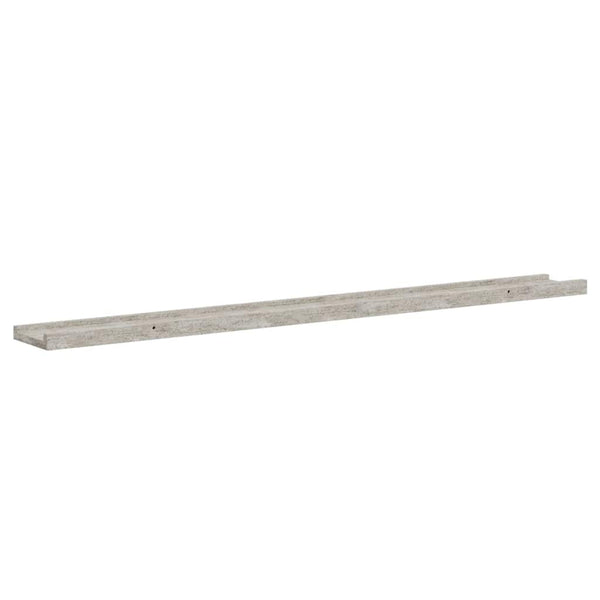 Wandregale Betongrau, 4er-Set
