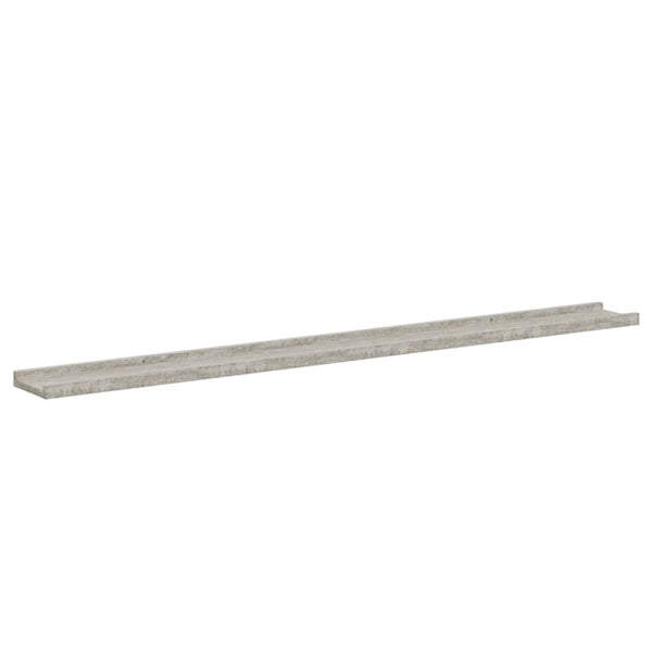 Wandregale Betongrau 115 cm, 4er-Set