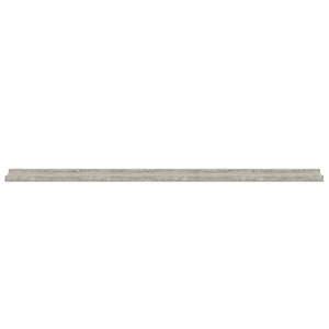 Wandregale Betongrau 115 cm, 4er-Set