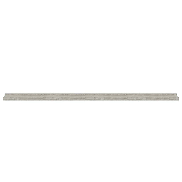 Wandregale Betongrau 115 cm, 4er-Set