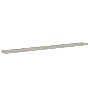 Wandregale Betongrau 115 cm, 4er-Set