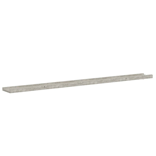 Wandregale Betongrau 115 cm, 4er-Set