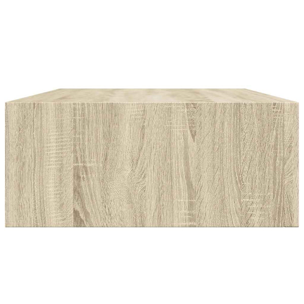 Wandregale mit Schubladen, 2er Set, Eichen-Optik
