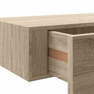 Wandregale mit Schubladen, 2er Set, Eichen-Optik