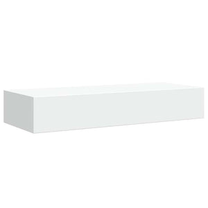 Wandregale mit Schubladen, 60 cm, Weiß, 2er-Set