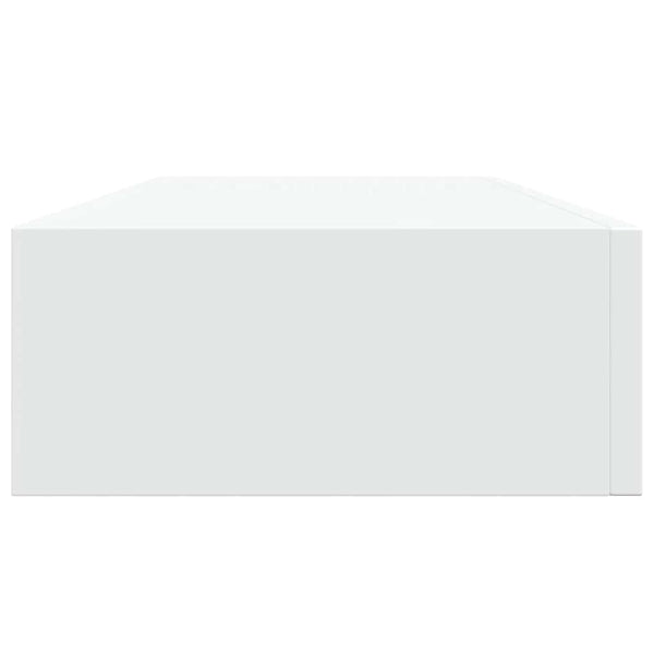 Wandregale mit Schubladen, 60 cm, Weiß, 2er-Set