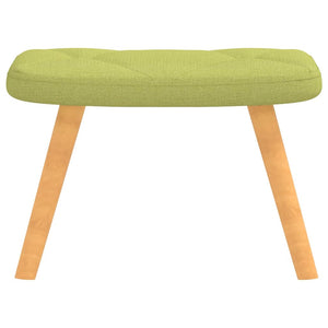 Grüner Relaxsessel mit Hocker