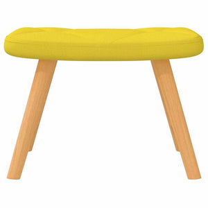 vidaXL Fauteuil à bascule avec repose-pieds Tissu Moutarde