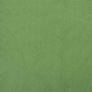 Sessel mit Hocker Hellgrün Samt