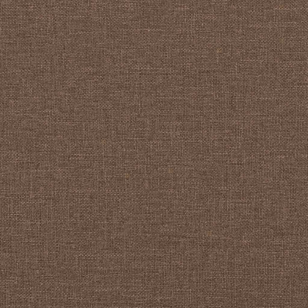 Schaukelsessel mit Hocker Braun