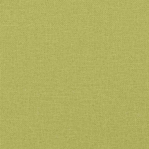 Grüner Schaukelstuhl mit Hocker