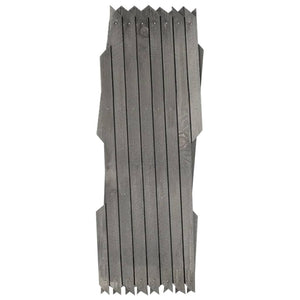 vidaXL Clôtures de jardin 5 pcs Gris Bois de sapin massif 180x30 cm